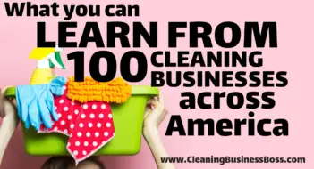 What You Can Learn From 100 Cleaning Businesses Across the USA