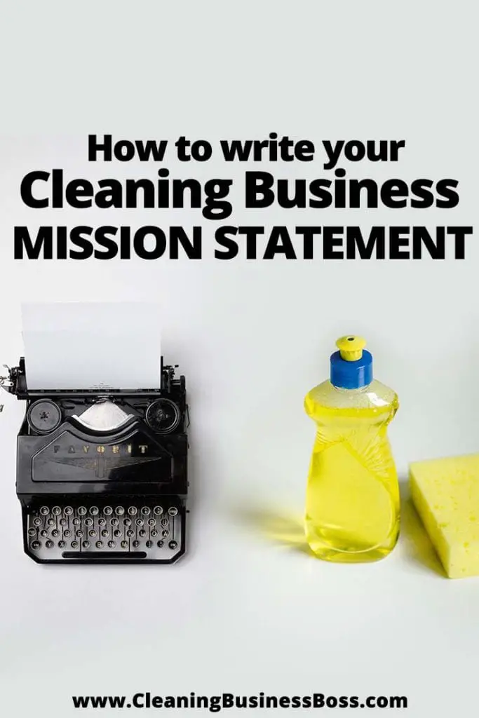 Mission And Vision Statement For Cleaning Business