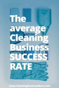 The Average Cleaning Business Success Rate www.cleaningbusinessboss.com