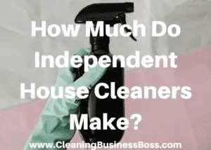How Much Do Independent House Cleaners Make? 