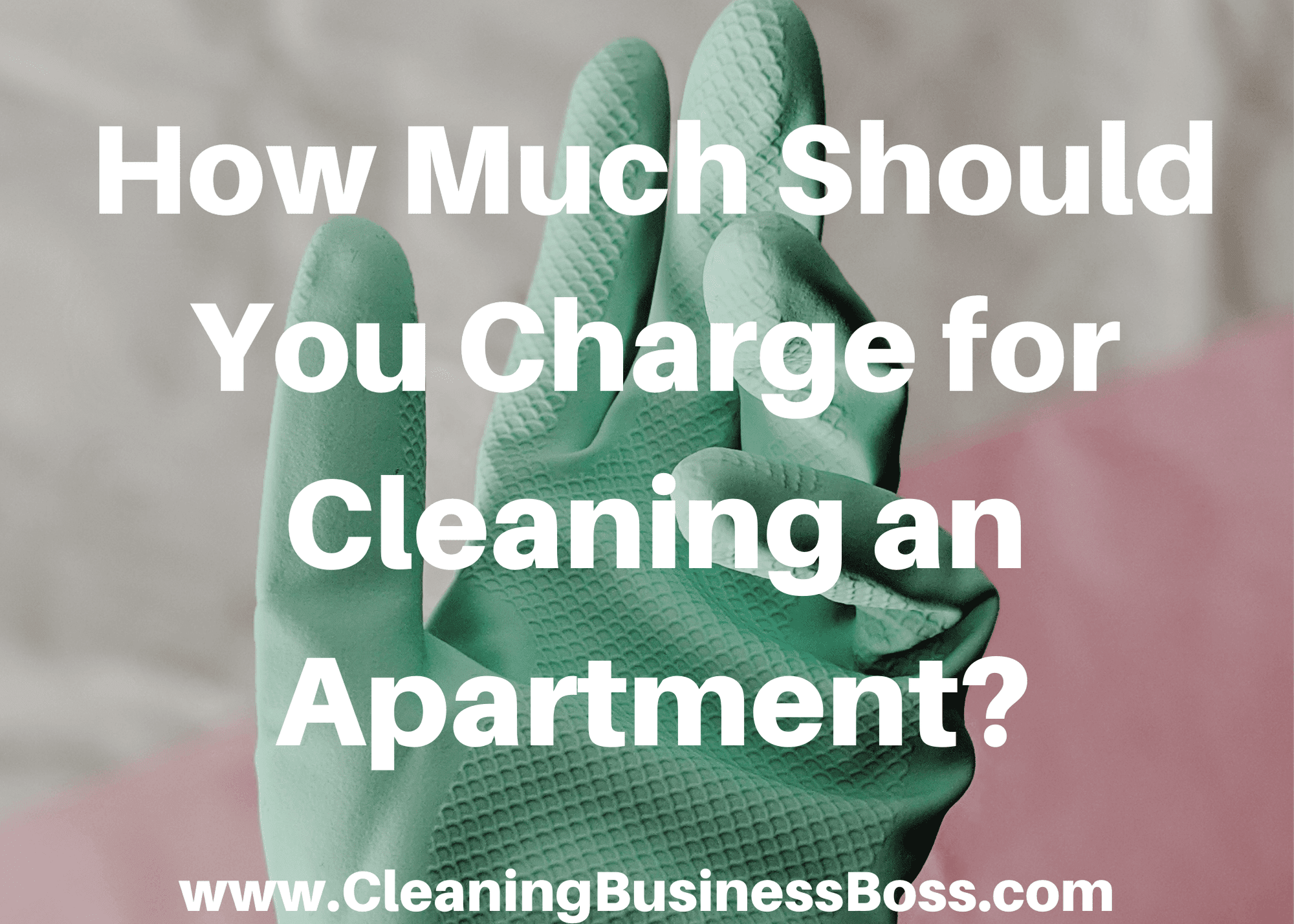 How much should you charge for cleaning and apartment?