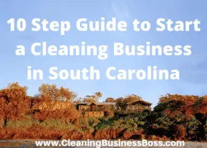 10 Step Guide to Start a Cleaning Business in South Carolina