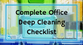 Complete Office Deep Cleaning Checklist
