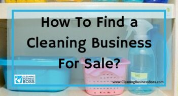 How To Find a Cleaning Business For Sale?