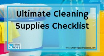 Ultimate Cleaning Supplies Checklist